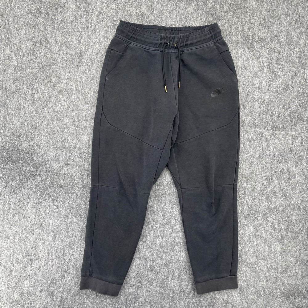 Nike Tech Fleece Joggers Mens Large Black Tapered Sweatpants CU4495-010